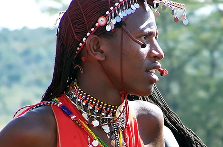 Masaier i Kenya. Safariresa